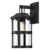 Glass Outdoor Wall Light Black - Wellfor -Outdoor Decoration Store GUEST c41cb081 dc3a 4cd4 8099 63e059000ace