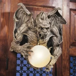 Design Toscano Merciless, The Gargoyle Lighted Wall Sculpture