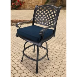 20" X 20" Outdoor Chair Cushion Sunny Denim - Jordan Manufacturing