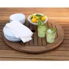 Plow & Hearth Eucalyptus Wood Lazy Susan, Lancaster Outdoor Furniture Collection -Outdoor Decoration Store GUEST c4d1865c 2ffc 4778 a482 9aeab4a34dc8