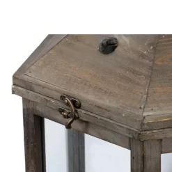 A&B Home 2pc Graca Polygon Temple Outdoor Garden Lanterns - Natural -Outdoor Decoration Store GUEST c7d0ecdb 43fc 4d21 8966 9bb74a9e4a03