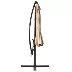 Costway 10FT Patio Offset Hanging Umbrella Easy Tilt Adjustment 8 Ribs Backyard BurgundyBeigeTanBlue 23 Costway 10FT Patio Offset Hanging Umbrella Easy Tilt Adjustment 8 Ribs Backyard BurgundyBeigeTanBlue -Outdoor Decoration Store GUEST c9057aa8 78e1 4ff0 91e3 889e83d78a01