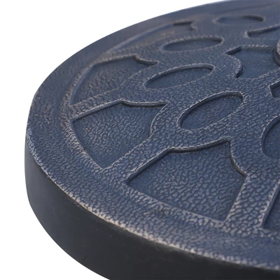 Outsunny 18" 26 Lbs Round Resin Umbrella Base Stand Market Parasol Holder With Beautiful Decorative Pattern & Easy Setup, For Φ1.5", Φ1.89" Pole, For Lawn, Deck, Backyard, Garden, Bronze 6 Outsunny 18" 26 Lbs Round Resin Umbrella Base Stand Market Parasol Holder With Beautiful Decorative Pattern & Easy Setup, For Φ1.5", Φ1.89" Pole, For Lawn, Deck, Backyard, Garden, Bronze - Image 4