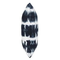 Obu Stripe Outdoor Throw Pillow Navy - Skyline Furniture