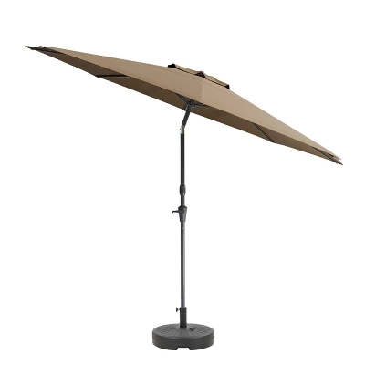 10' UV And Wind Resistant Tilting Market Patio Umbrella With Base - CorLiving 10 10' UV And Wind Resistant Tilting Market Patio Umbrella With Base - CorLiving - Image 8
