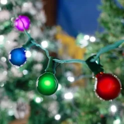 Novelty Lights 100 Feet G40 Globe Outdoor Patio String Lights, Green Wire -Outdoor Decoration Store GUEST cb2a551a ac12 4d13 917c 61d0a909c796