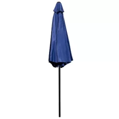 Merrick Lane 9' Round UV Resistant Outdoor Patio Umbrella With Height Lever And 33° Push Button Tilt -Outdoor Decoration Store GUEST cb97be31 437c 462b adcf fcd816cc0631