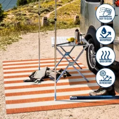 Negril Two-Tone Wide Stripe Indoor/Outdoor Area Rug - JONATHAN Y -Outdoor Decoration Store GUEST ccb92283 3a29 434d bc6d 4e4d8000312b