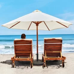 Costway 22 Lbs Round Resin Patio Umbrella Base Stand Holder W/ Adjustable Knob -Outdoor Decoration Store GUEST cdc71f3a 6134 4eec a573 1eec8f7df75f