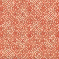 Merida Pimento Wicker Outdoor Loveseat Cushion Orange - Pillow Perfect