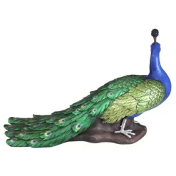 Design Toscano The Regal Peacock Garden Sculpture - Large, Multicolored -Outdoor Decoration Store GUEST d08a948b 5a68 4e57 bce1 d6e7e7a2484b