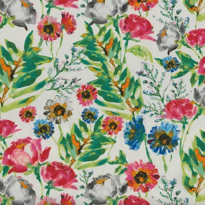 2pk Flower Mania Petunia Rounded Corners Outdoor Seat Cushions Pink - Pillow Perfect 6 2pk Flower Mania Petunia Rounded Corners Outdoor Seat Cushions Pink - Pillow Perfect - Image 4