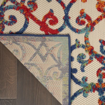 Nourison Aloha Contemporary Scroll Outdoor Rug 5 Nourison Aloha Contemporary Scroll Outdoor Rug - Image 3