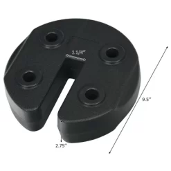 Costway 4/6/8PCS Weight Plates Patio Canopy Tent Gazebo Shade Umbrella Water Filled 20/30/40LBS