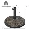 Tangkula Outdoor Market Umbrella Base Stand Heavy-duty Resin Round Pole Holder -Outdoor Decoration Store GUEST d30c5f88 68cd 4340 8acb bc471818e46d