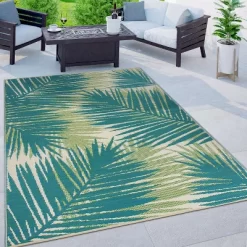 World Rug Gallery Floral Tropical Reversible Plastic Outdoor Rugs -Outdoor Decoration Store GUEST d3769171 c56c 4598 93ad a3b7f72cca15