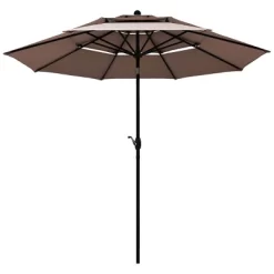 Tangkula Outdoor Auto-tilt Patio Market Umbrella W/ Double Vented 16 Tangkula Outdoor Auto-tilt Patio Market Umbrella W/ Double Vented -Outdoor Decoration Store GUEST d3941431 3909 4fcb 9ea4 ecefeca7fb25