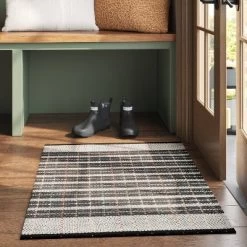 2'x3' Handloom Mixed Fibre Striped Rug - Threshold™