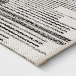 Graphic Steps Outdoor Rug Black - Project 62™