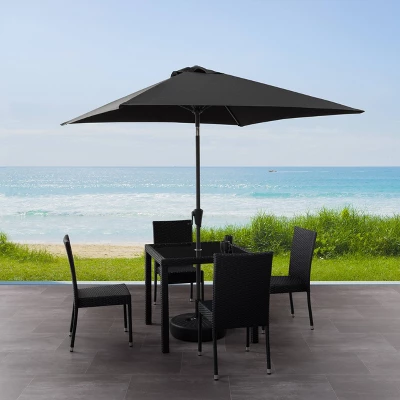 6.5' Square Titling Market Patio Umbrella - CorLiving 4 6.5' Square Titling Market Patio Umbrella - CorLiving - Image 2