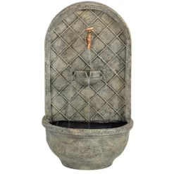 Sunnydaze Decor Sunnydaze 26"H Solar Polystone Messina Outdoor Wall-Mount Water Fountain 24 Sunnydaze Decor Sunnydaze 26"H Solar Polystone Messina Outdoor Wall-Mount Water Fountain -Outdoor Decoration Store GUEST d58b023b fbe9 4124 a001 f7e4560f53ee