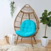 Suede Outdoor Egg Chair Cushion - Sorra Home -Outdoor Decoration Store GUEST d72aa17e bb77 48c2 ac41 f79ad8d6063a