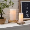 8" X 4" LED Flameless Black Wick Candle White - Threshold™ -Outdoor Decoration Store GUEST d82fde2d d65d 42d1 989f ca1674b3f27e