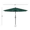 Nature Spring Patio Umbrella With LED Lights - 10', Green 2 Nature Spring Patio Umbrella With LED Lights - 10', Green -Outdoor Decoration Store GUEST d8b490c9 10b1 43e1 8d5f 296cf4473e2e