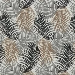 2pk Setra Stone Wicker Outdoor Seat Cushions Black - Pillow Perfect