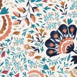 18" X 18" Outdoor Throw Pillow Kaya Floral Aqua - Skyline Furniture -Outdoor Decoration Store GUEST d9643694 988e 48d2 afad 9eee2edf587d