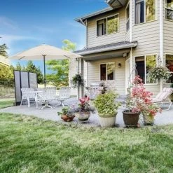 9' X 9' Aluminum Patio Umbrella With Auto Crank Tan - Pure Garden -Outdoor Decoration Store GUEST d9dabe26 3e24 4dcc 9c87 e52ce5561ab2