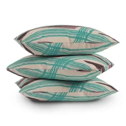 Little Dean Stripe Outdoor Throw Pillow Muted Pink/Green/Purple - Deny Designs -Outdoor Decoration Store GUEST dce309e2 875f 401b b6d3 3ffc61f60b1d