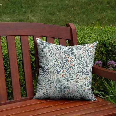 2pk Pistachio Botanical Outdoor Throw Pillows Green - Arden Selections 4 2pk Pistachio Botanical Outdoor Throw Pillows Green - Arden Selections - Image 2