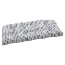 Outdoor/Indoor Loveseat Cushion Alauda - Pillow Perfect -Outdoor Decoration Store GUEST df32c4f9 6d66 4841 b96b 8492c579ca92