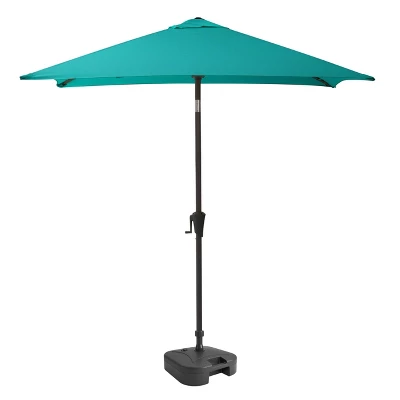 9' Square Titling Market Patio Umbrella With Base - CorLiving 16 9' Square Titling Market Patio Umbrella With Base - CorLiving - Image 14