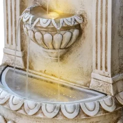 32" Resin Classical Walled Fountain With Lion Head And LED Lights Off-White - Alpine Corporation 13 32" Resin Classical Walled Fountain With Lion Head And LED Lights Off-White - Alpine Corporation -Outdoor Decoration Store GUEST df800cfd 624e 4b5c 9a6d 6fb8ea4d0dce