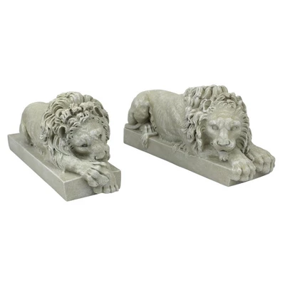 Design Toscano Lions From The Vatican Sculptures 3 Design Toscano Lions From The Vatican Sculptures