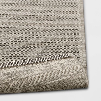 Faded Lines Outdoor Rug Cream - Smith & Hawken™ 5 Faded Lines Outdoor Rug Cream - Smith & Hawken™ - Image 3