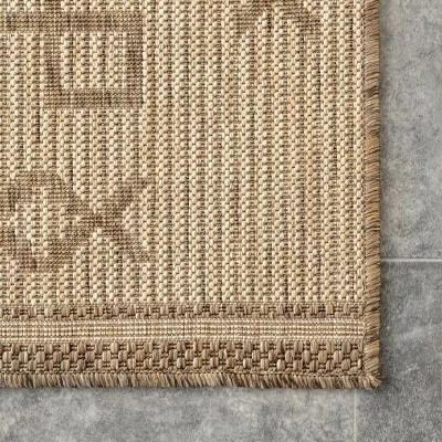 NuLOOM Candice Moroccan Geometric Trellis Indoor And Outdoor Patio Area Rug 6 NuLOOM Candice Moroccan Geometric Trellis Indoor And Outdoor Patio Area Rug - Image 4