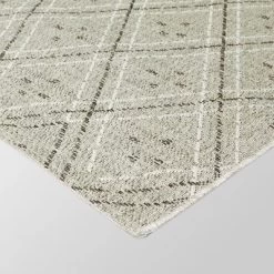 Diamond Outdoor Rug Gray - Smith & Hawken™