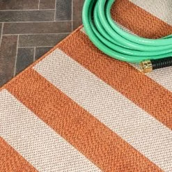 Negril Two-Tone Wide Stripe Indoor/Outdoor Area Rug - JONATHAN Y -Outdoor Decoration Store GUEST e4a4495e 204a 461c bf01 55d68b155142
