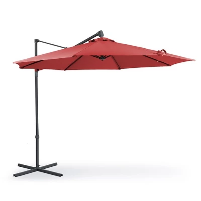 Aoodor Patio 10FT Off-set Hanging Aluminum Cantilever Umbrella( Not Include A Base) 15 Aoodor Patio 10FT Off-set Hanging Aluminum Cantilever Umbrella( Not Include A Base) - Image 13