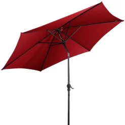 Tangkula Patio 9' Outdoor Steel Market Backyard Garden Patio Table Umbrella -Outdoor Decoration Store GUEST e50c7ba5 d287 4fa8 abc8 3a1b51a2c4d2