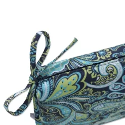 Pretty Paisley 2pc Indoor/Outdoor Squared Corners Seat Cushion - Pillow Perfect