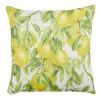 Saro Lifestyle Printed Lemon Pillow - Poly Filled, 18" Square, Multi -Outdoor Decoration Store GUEST e6000d80 2c07 4825 a85d 714077a8c2fe