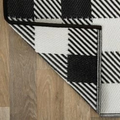 World Rug Gallery Buffalo Plaid Reversible Plastic Outdoor Rugs -Outdoor Decoration Store GUEST e661346b 4c4a 441d af72 436780462c55