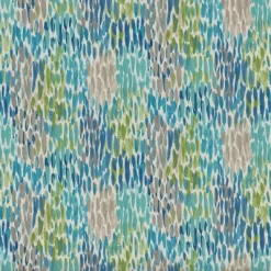 Make It Rain Wicker Outdoor Loveseat Cushion Cerulean Blue - Pillow Perfect