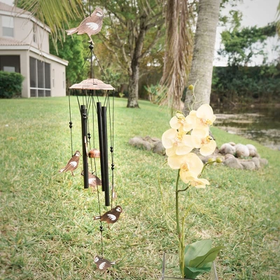 Dawhud Direct 32" H Soothing Songbirds Wind Chimes For Outside - Unisex Gift 8 Dawhud Direct 32" H Soothing Songbirds Wind Chimes For Outside - Unisex Gift - Image 6