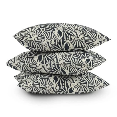 Msrystudio Garden Magic Darknight Outdoor Throw Pillow Black - Deny Designs 4 Msrystudio Garden Magic Darknight Outdoor Throw Pillow Black - Deny Designs - Image 2