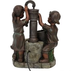 Sunnydaze Decor Sunnydaze 24"H Electric Polyresin Jack And Jill At Farmhouse Pump And Well Outdoor Water Fountain 21 Sunnydaze Decor Sunnydaze 24"H Electric Polyresin Jack And Jill At Farmhouse Pump And Well Outdoor Water Fountain -Outdoor Decoration Store GUEST e9b31101 53e1 4732 b272 e102aed40993